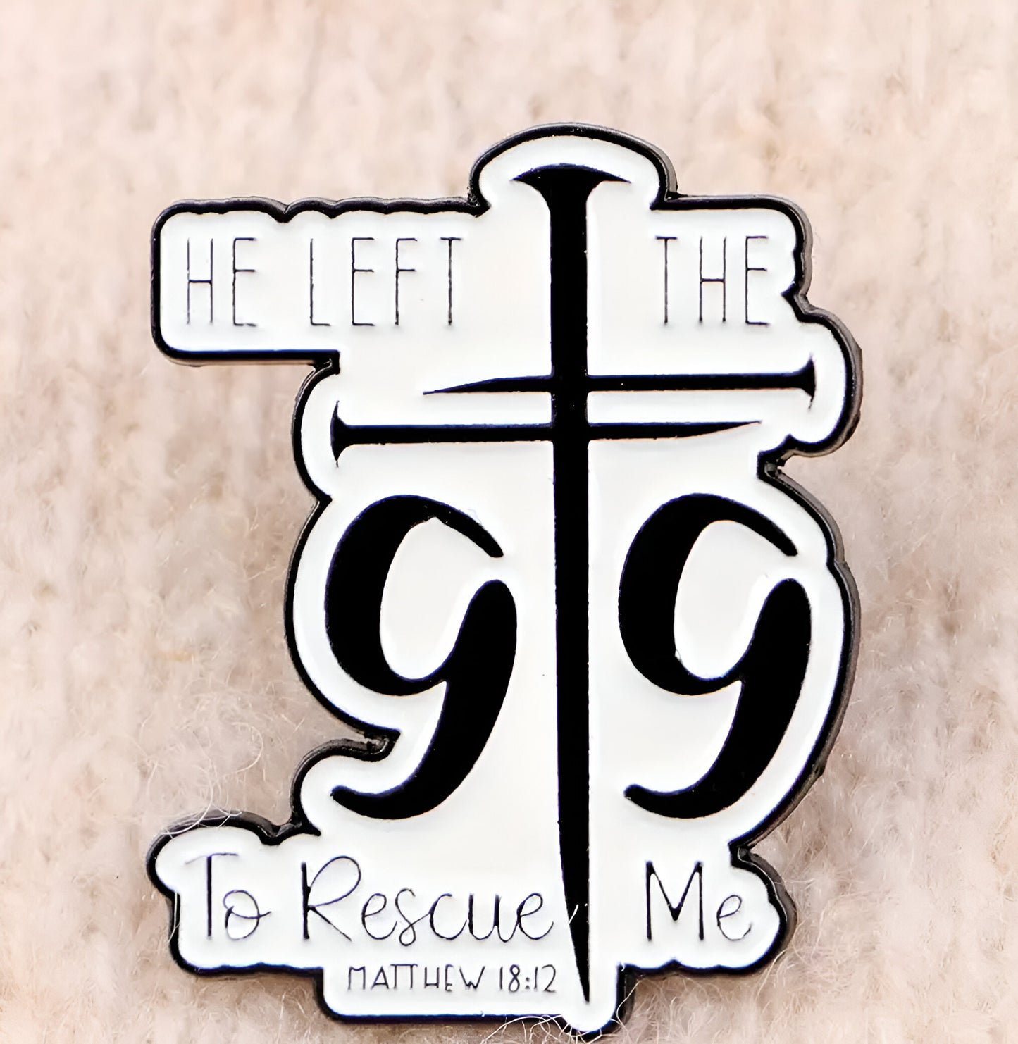 Pin clavos Mateo 18:12