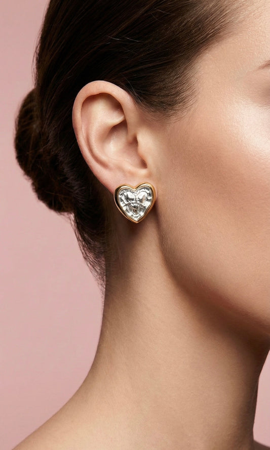 Aretes Luxe Heart