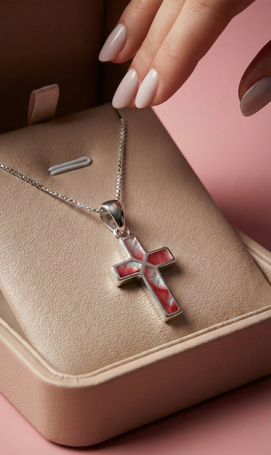 Collar Crimson Faith Cross