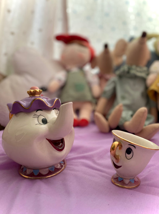 Tetera Disney Ms Pot and Chip, La Bella y la bestia