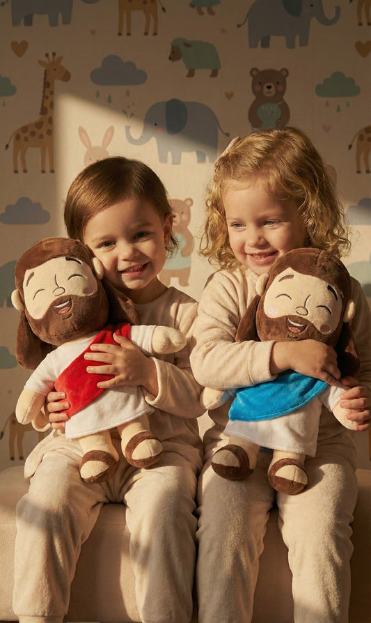 Peluche de Jesús con respiración