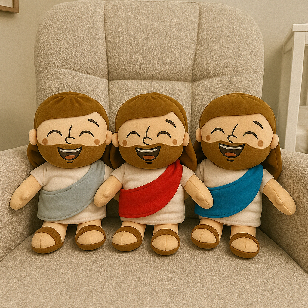 Peluche de Jesús con respiración