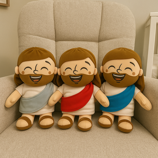 Peluche de Jesús con respiración