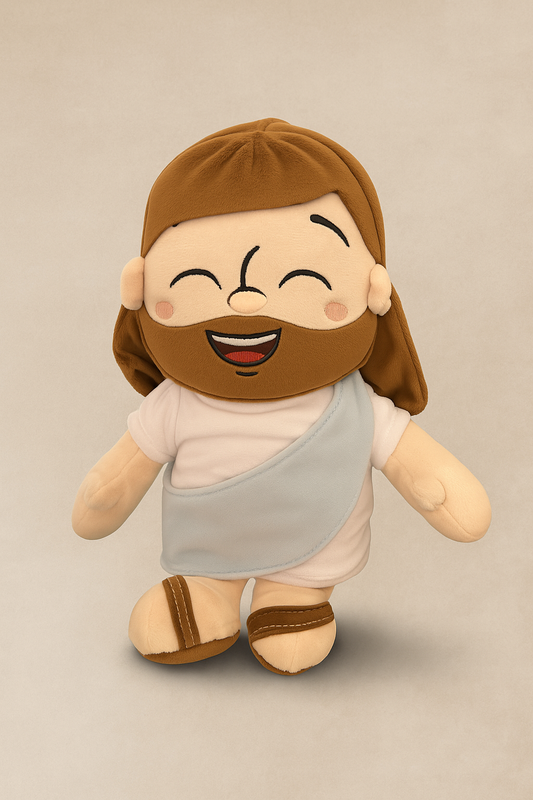 Peluche de Jesús con respiración