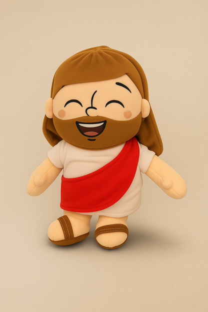 Peluche de Jesús con respiración