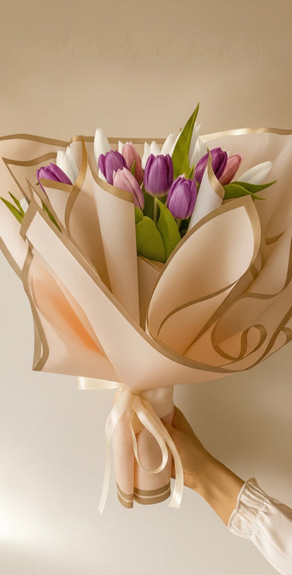 Bouquet 10 tulipanes
