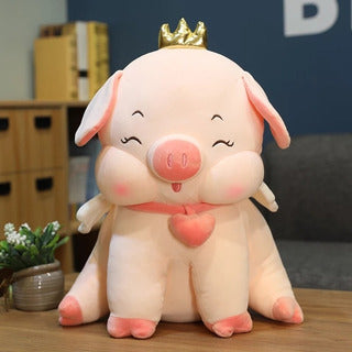 Peluche reina cerdita