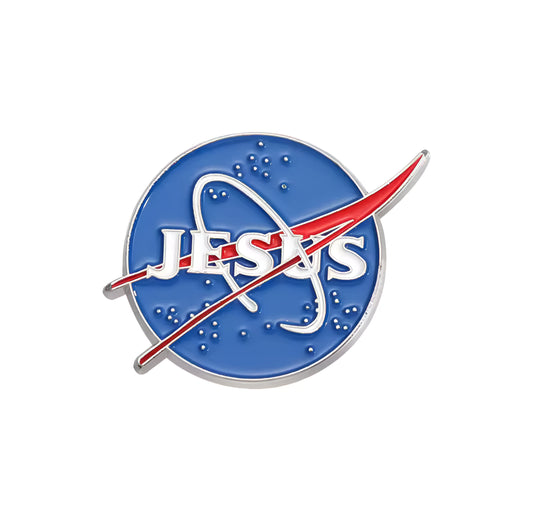 Pin Jesús logo nasa