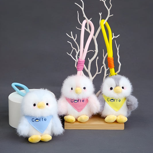 Noam y Libi bagcharm pingüinos