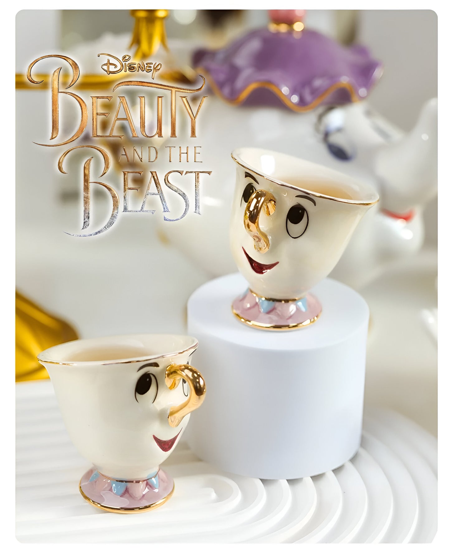 Tetera Disney Ms Pot and Chip, La Bella y la bestia