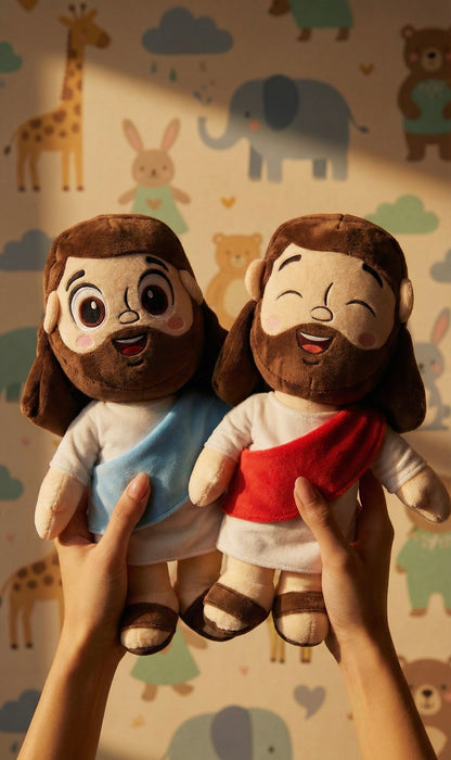 Peluche de Jesús con respiración