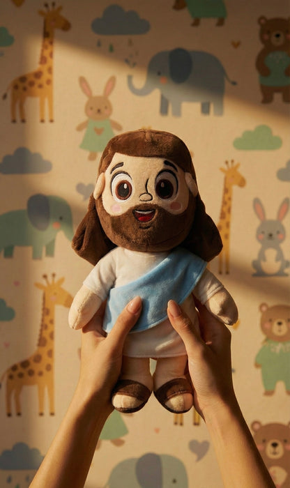 Peluche de Jesús con respiración
