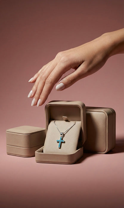 Cruz Turquesa de Luz