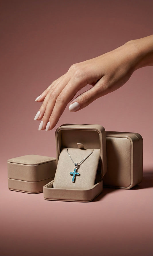 Cruz Turquesa de Luz