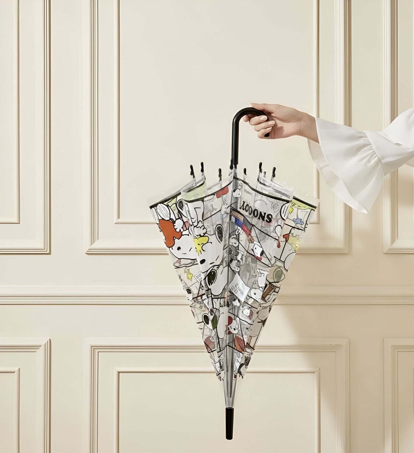 Paraguas Snoopy bastón