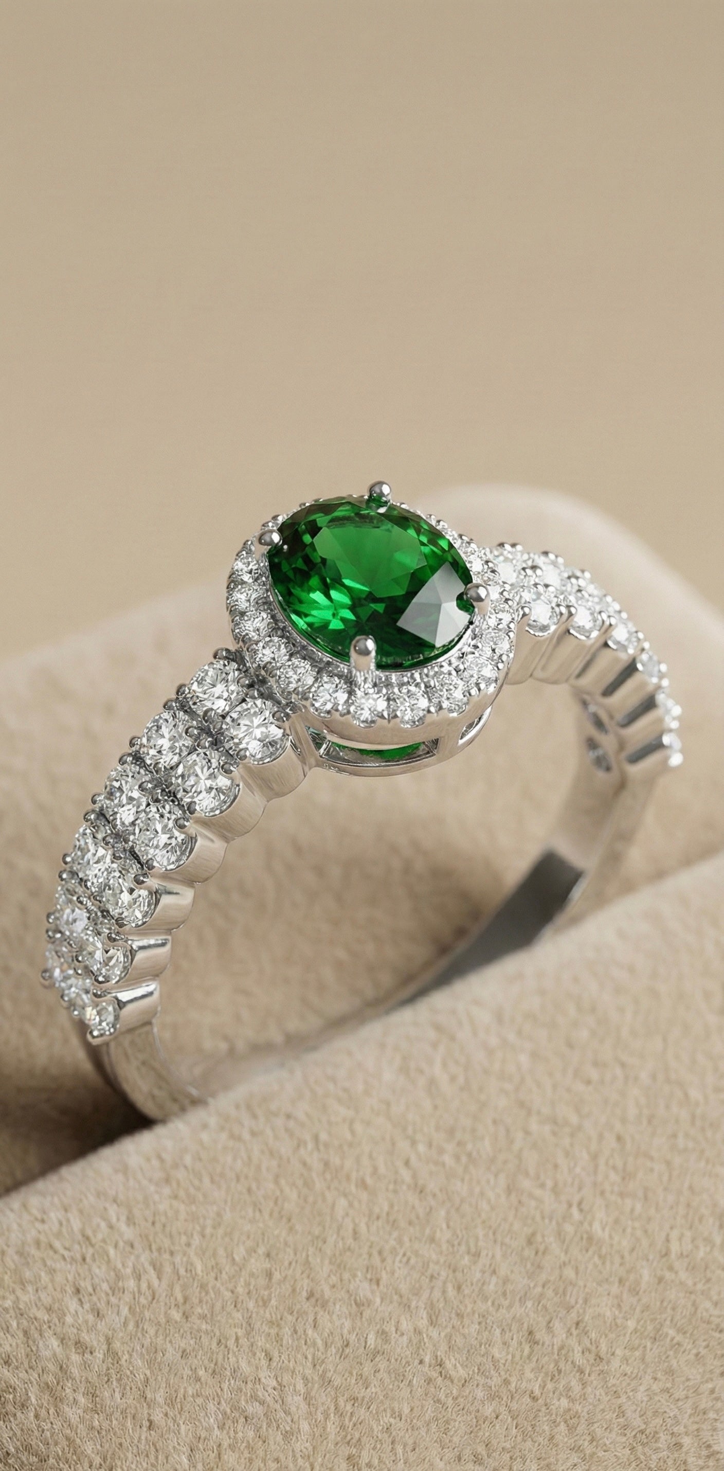 Anillo Émeraude Royale