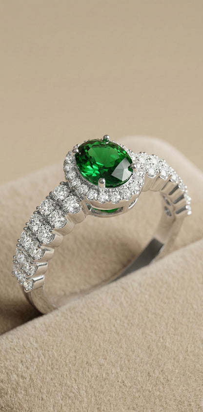 Anillo Émeraude Royale