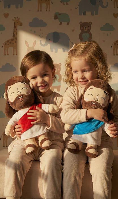 Peluche de Jesús con respiración